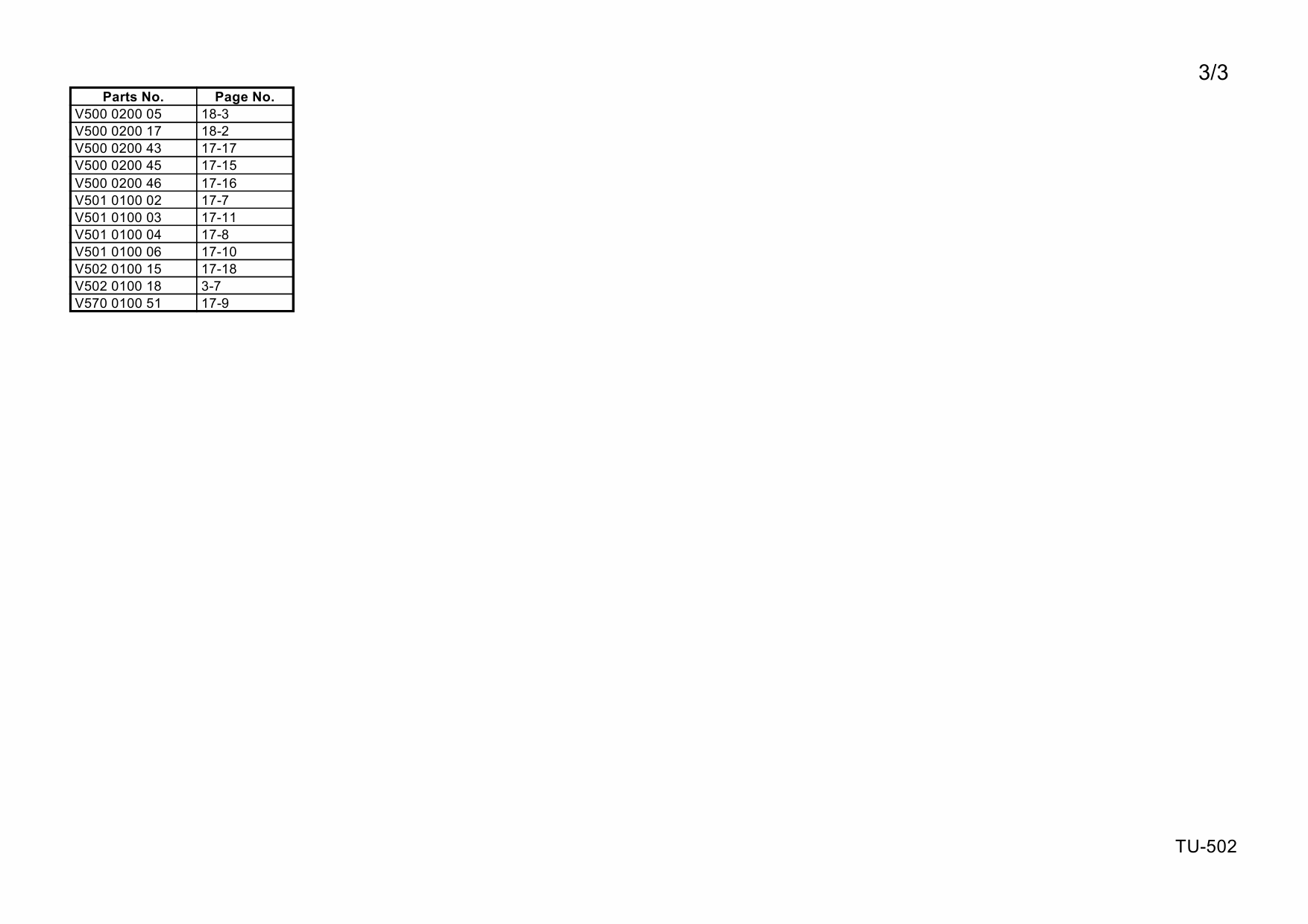 Konica-Minolta Options TU-501 A110 Parts Manual-3